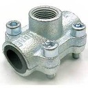 [FSO0850] ABRAZADERA DERIVACION 54mm A 1 1/4" GEBO con toma