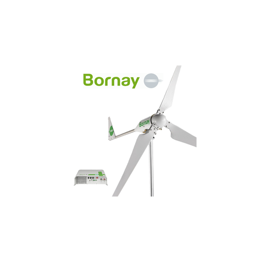 [CAE0009] Aerogeneador Bornay Wind 25,3 +, 3 palas, Pot.Nom. 5 kW - 12/m/s, 220 vac
