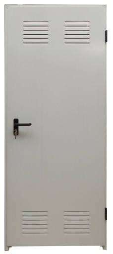 [FPU0044] PUERTA D. CH.1000x2100 BLANCA C/REJILLA DERECHAS
