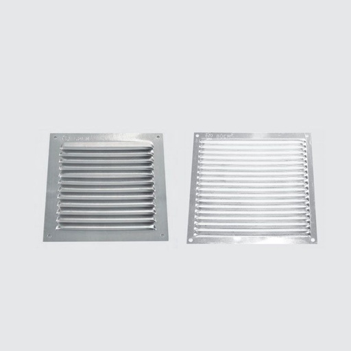 [VRE0111] REJILLA ALUMINIO 2045-H 250X250 BLANCA