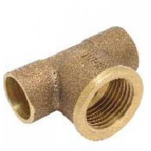 [CTU0978] TE MIXTA COBRE 18mm 1/2" BRONCE