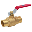 [CVA0927] VALVULA ESFERA ROSCAR H-H 1" PALANCA ROJA