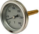 [CVA1050] TERMÓMETRO FRONTAL CON VAINA 10 cm 1/2" 60º  DIAM 80
