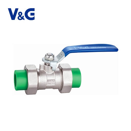 [CVA0945] VÁLVULA BOLA LATÓN C/BRIDA PPR 63MM